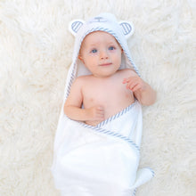 Load image into Gallery viewer, Bamboo Baby Towel - XL Hooded Baby Bath Towel - Complete Set with Bath Mitt - Works Great as Newborn Towels or Infant - Perfect Baby Registry &amp; Gift

